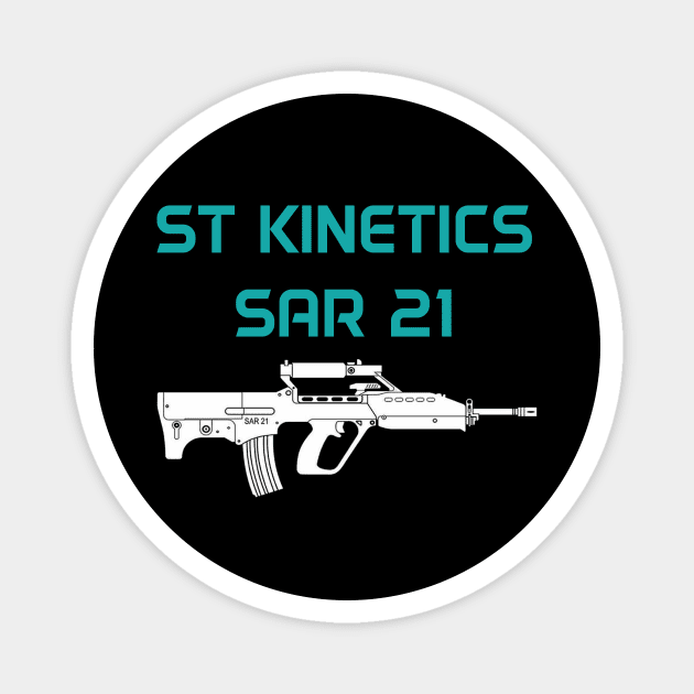 Assault Rifle SAR 21 Magnet by Aim For The Face